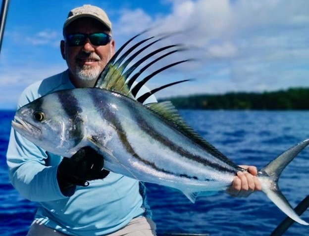 Fishing for Rooster Fish in Drake Bay