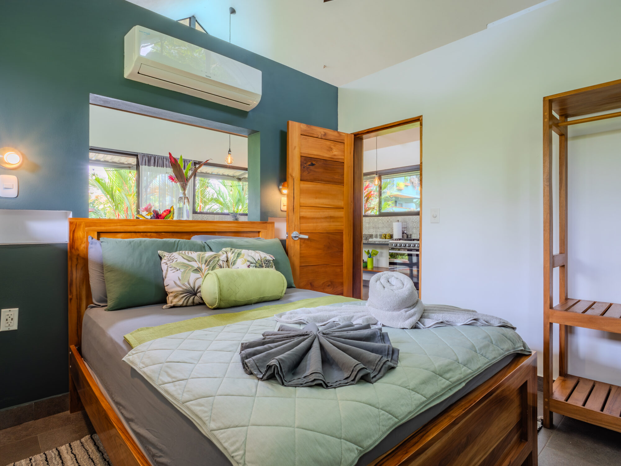 Bedroom in the Gatehouse Cabin