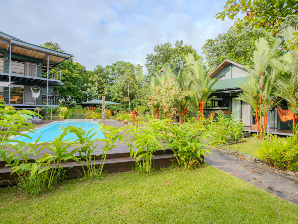 Pool and cabin